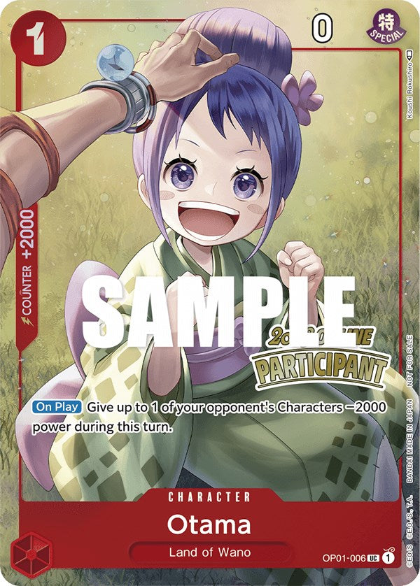 Otama (Online Regional 2023) [Participant] [One Piece Promotion Cards] | Arkham Games and Comics