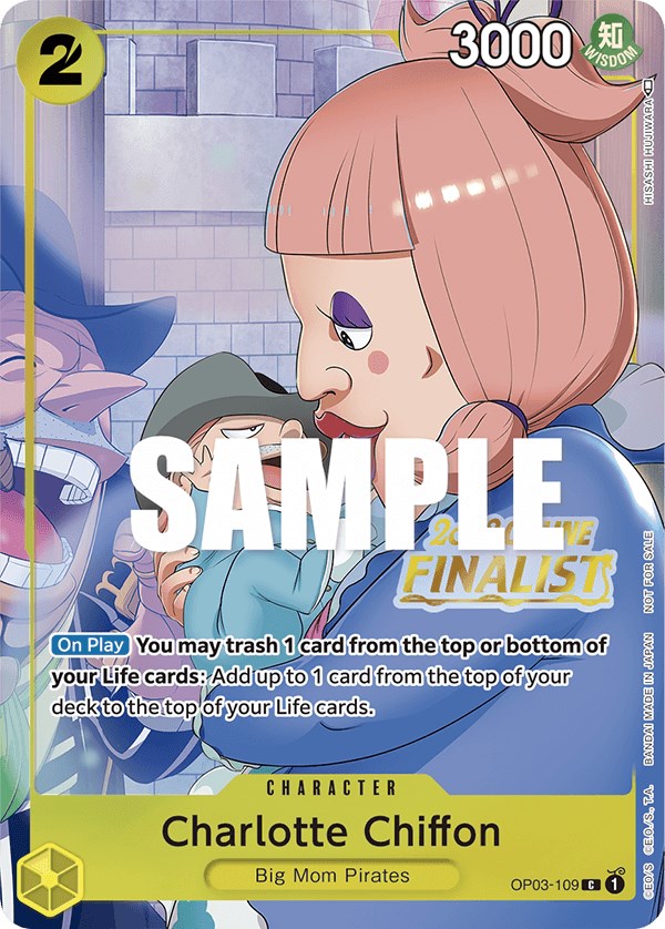 Charlotte Chiffon (Online Regional 2023) [Finalist] [One Piece Promotion Cards] | Arkham Games and Comics