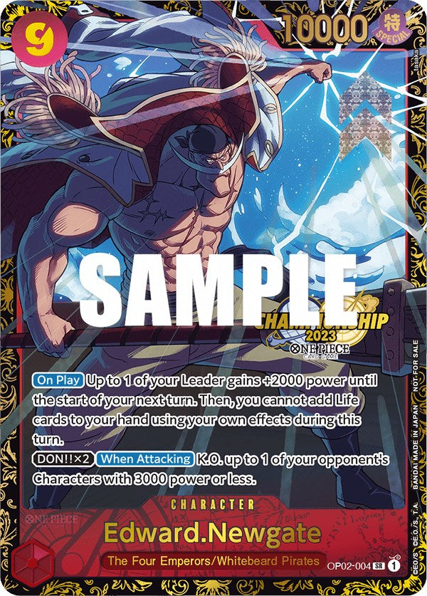 Edward.Newgate (Championship 2023) [One Piece Promotion Cards] | Arkham Games and Comics