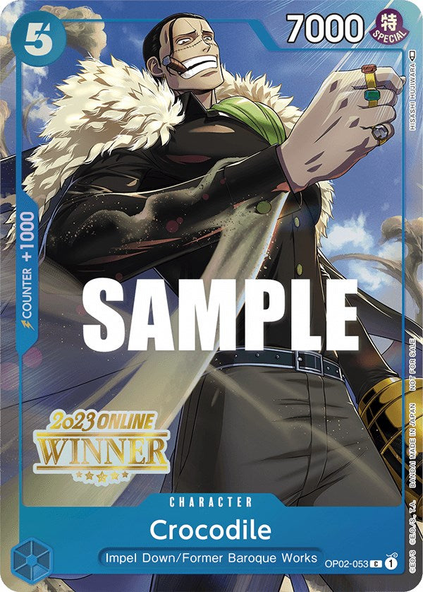 Crocodile (Online Regional 2023) [Winner] [One Piece Promotion Cards] | Arkham Games and Comics