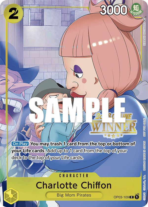 Charlotte Chiffon (Online Regional 2023) [Winner] [One Piece Promotion Cards] | Arkham Games and Comics