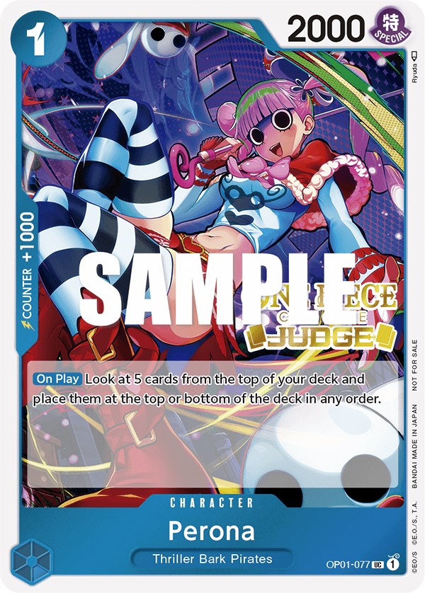 Perona (Judge Pack Vol. 2) [One Piece Promotion Cards] | Arkham Games and Comics