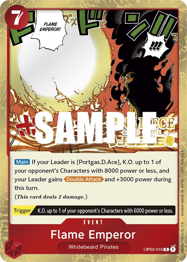 Flame Emperor (Judge Pack Vol. 2) [One Piece Promotion Cards] | Arkham Games and Comics