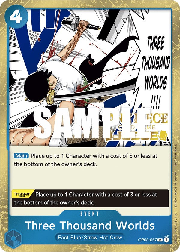 Three Thousand Worlds (Judge Pack Vol. 2) [One Piece Promotion Cards] | Arkham Games and Comics