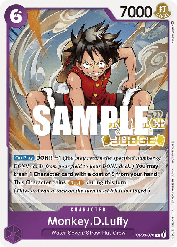 Monkey.D.Luffy (Judge Pack Vol. 2) [One Piece Promotion Cards] | Arkham Games and Comics