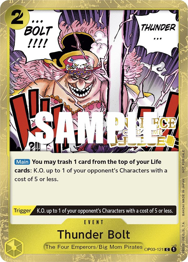 Thunder Bolt (Judge Pack Vol. 2) [One Piece Promotion Cards] | Arkham Games and Comics