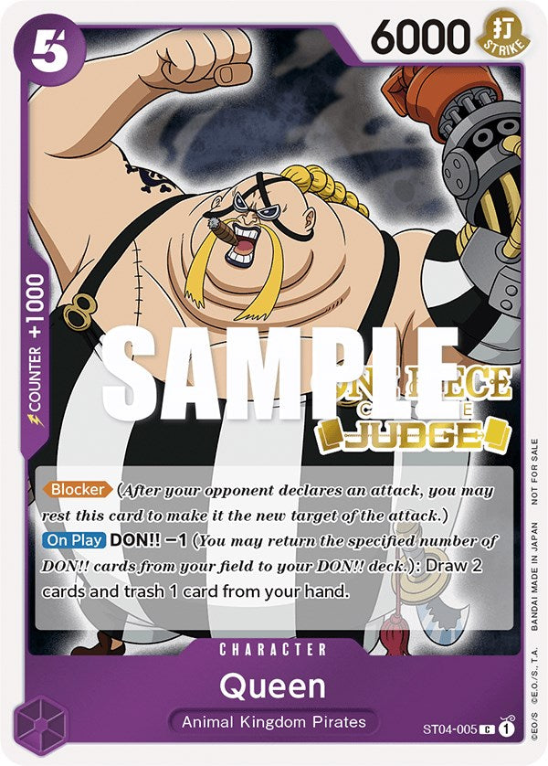 Queen (Judge Pack Vol. 2) [One Piece Promotion Cards] | Arkham Games and Comics