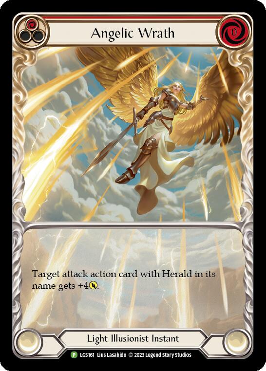 Angelic Wrath (Red) [LGS161] (Promo)  Rainbow Foil | Arkham Games and Comics