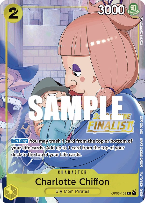 Charlotte Chiffon (Offline Regional 2023) [Finalist] [One Piece Promotion Cards] | Arkham Games and Comics