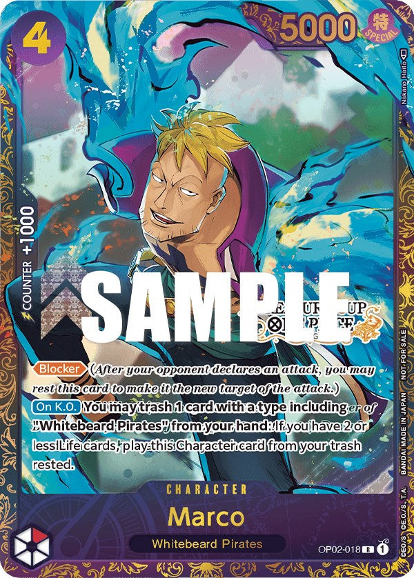 Marco (Treasure Cup) [One Piece Promotion Cards] | Arkham Games and Comics