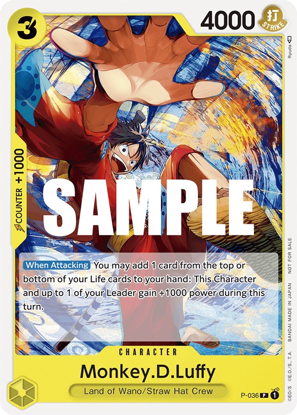 Monkey.D.Luffy (Pre-Release Tournament) [One Piece Promotion Cards] | Arkham Games and Comics