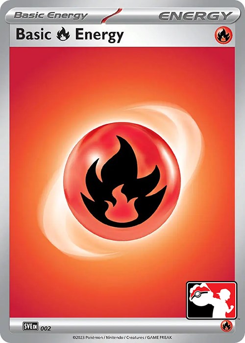 Basic Fire Energy (002) [Prize Pack Series Three] | Arkham Games and Comics