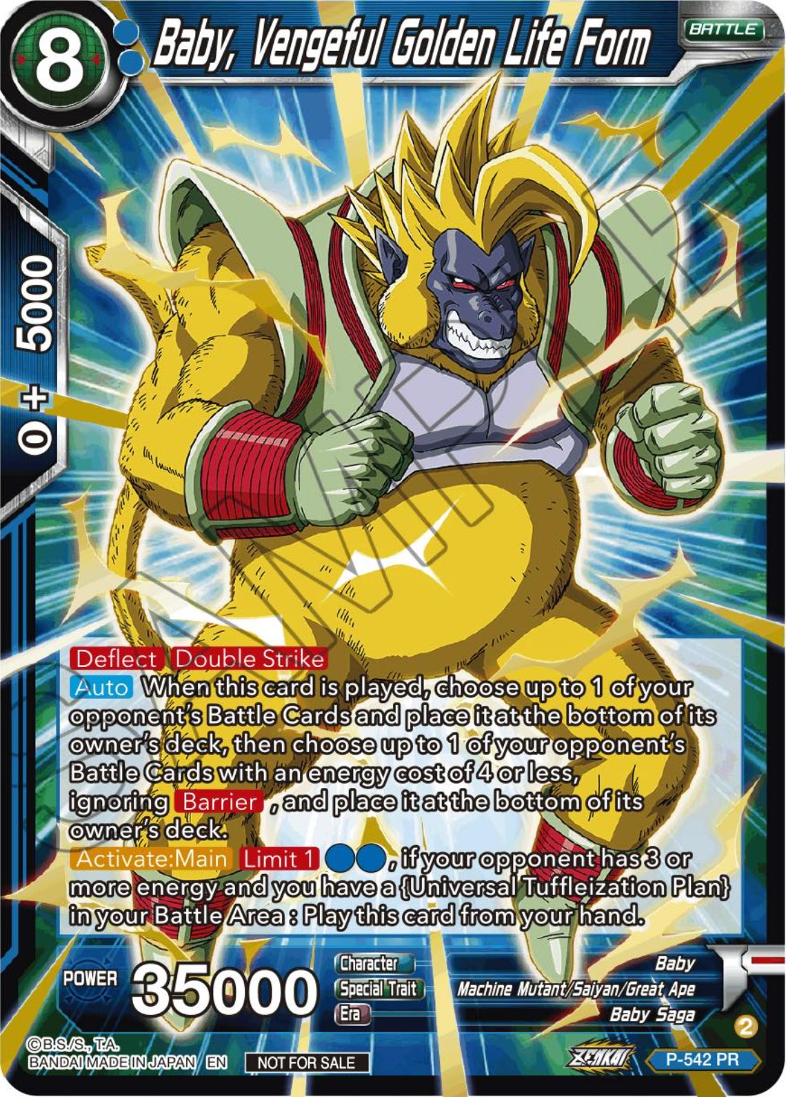 Baby, Vengeful Golden Life Form (Championship Selection Pack 2023 Vol.3) (Gold-Stamped) (P-542) [Tournament Promotion Cards] | Arkham Games and Comics
