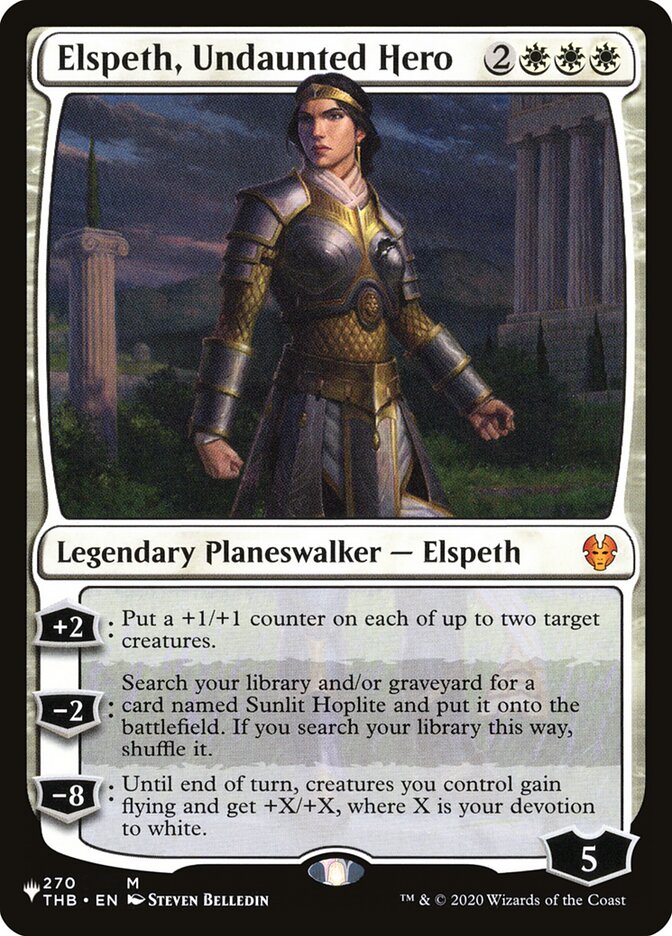 Elspeth, Undaunted Hero [The List] | Arkham Games and Comics