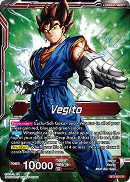 Vegito // Fusion Warrior Super Saiyan Vegito (Championship 2023 Golden Card Vol.3) (BT2-001) [Tournament Promotion Cards] | Arkham Games and Comics