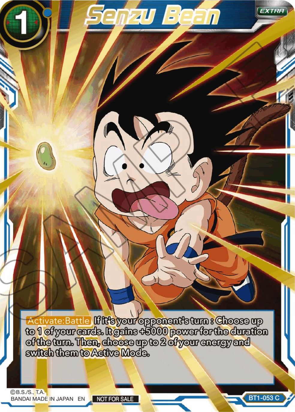 Senzu Bean (Alt. Art Card Set 2023 Vol. 3) (BT1-053) [Tournament Promotion Cards] | Arkham Games and Comics