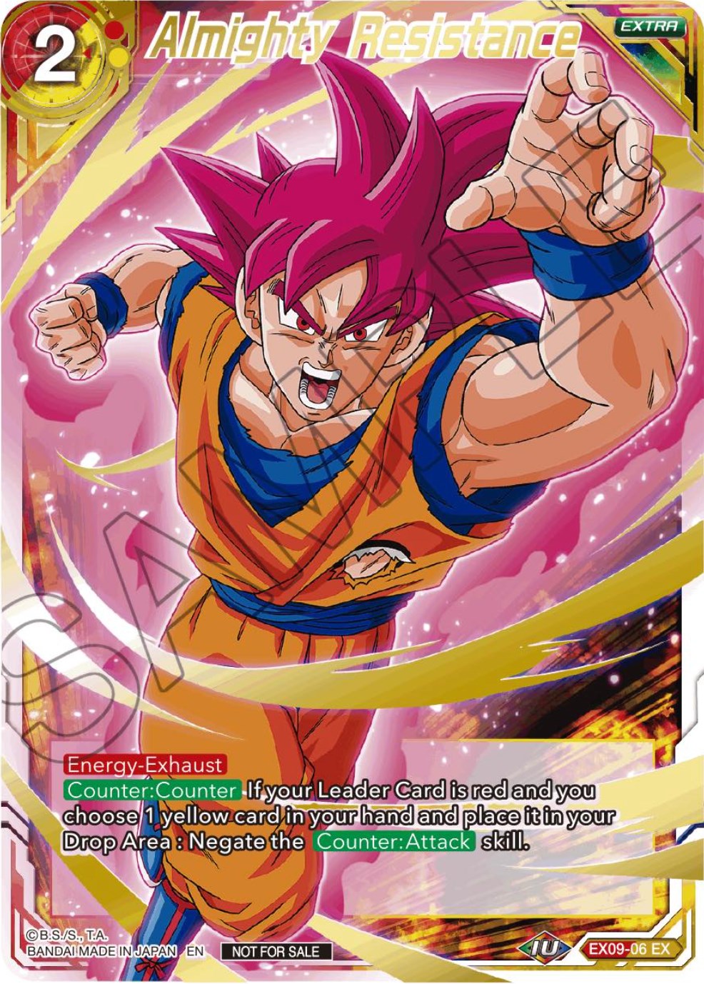 Almighty Resistance (Alt. Art Card Set 2023 Vol. 3) (EX09-06) [Tournament Promotion Cards] | Arkham Games and Comics