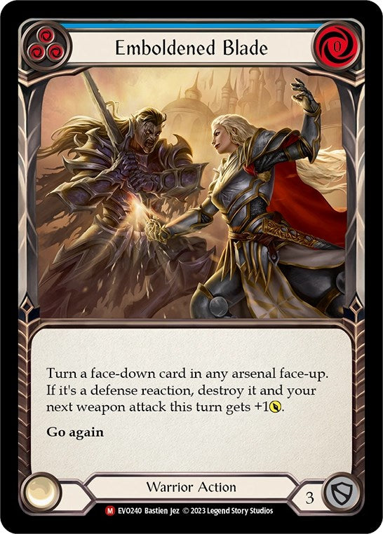 Emboldened Blade [EVO240] (Bright Lights)  Rainbow Foil | Arkham Games and Comics