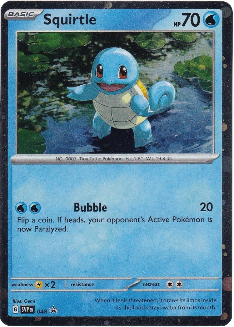Squirtle (048) (Cosmos Holo) [Scarlet & Violet: Black Star Promos] | Arkham Games and Comics