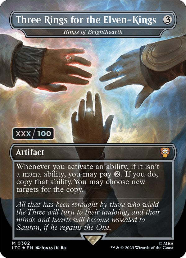 Three Rings for the Elven-Kings - Rings of Brighthearth (Serialized) [The Lord of the Rings: Tales of Middle-Earth Commander] | Arkham Games and Comics