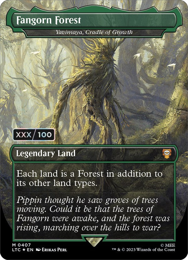 Fangorn Forest - Yavimaya, Cradle of Growth (Serialized) [The Lord of the Rings: Tales of Middle-Earth Commander] | Arkham Games and Comics