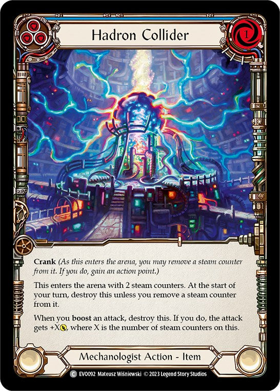 Hadron Collider (Blue) [EVO092] (Bright Lights)  Rainbow Foil | Arkham Games and Comics