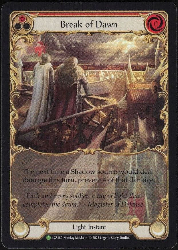 Break of Dawn (Red) [LGS169] (Promo)  Rainbow Foil | Arkham Games and Comics