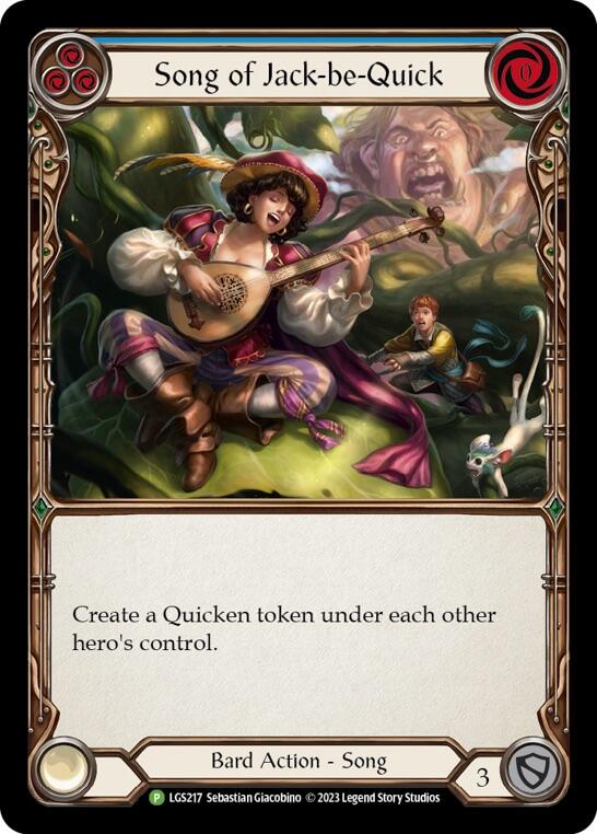 Song of Jack-be-Quick [LGS217] (Promo)  Rainbow Foil | Arkham Games and Comics