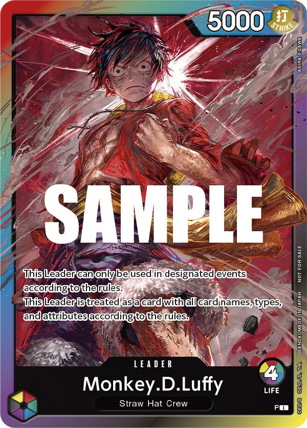 Monkey.D.Luffy (Leader Pack) (Sealed Battle 2023 Vol. 1) [One Piece Promotion Cards] | Arkham Games and Comics