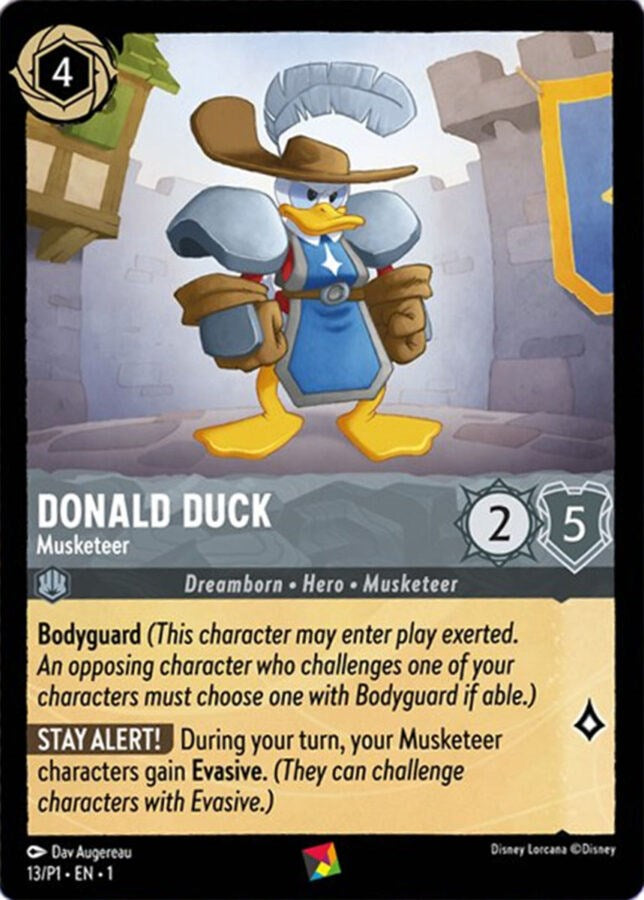 Donald Duck - Musketeer (13) [Promo Cards] | Arkham Games and Comics