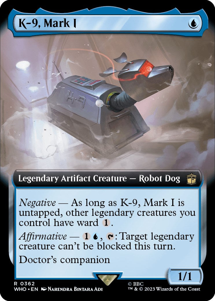 K-9, Mark I (Extended Art) [Doctor Who] | Arkham Games and Comics