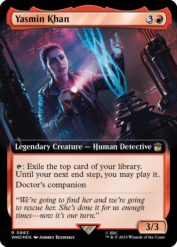 Yasmin Khan (Extended Art) (Surge Foil) [Doctor Who] | Arkham Games and Comics