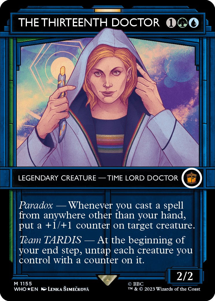 The Thirteenth Doctor (Showcase) (Surge Foil) [Doctor Who] | Arkham Games and Comics