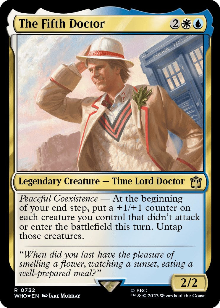 The Fifth Doctor (Surge Foil) [Doctor Who] | Arkham Games and Comics