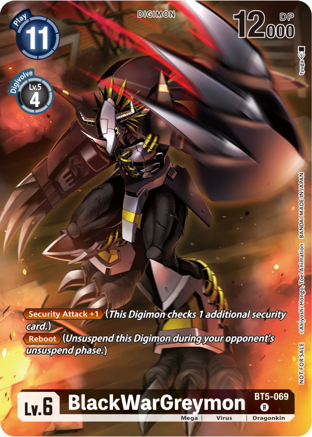 BlackWarGreymon [BT5-069] (Tamer Party Pack -The Beginning-) [Battle of Omni Promos] | Arkham Games and Comics