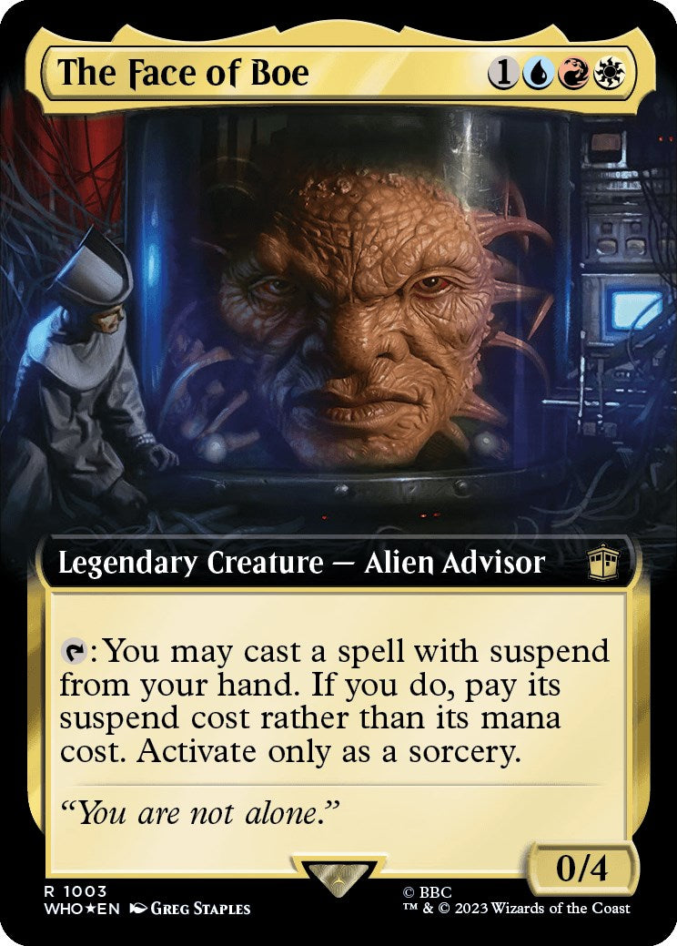 The Face of Boe (Extended Art) (Surge Foil) [Doctor Who] | Arkham Games and Comics