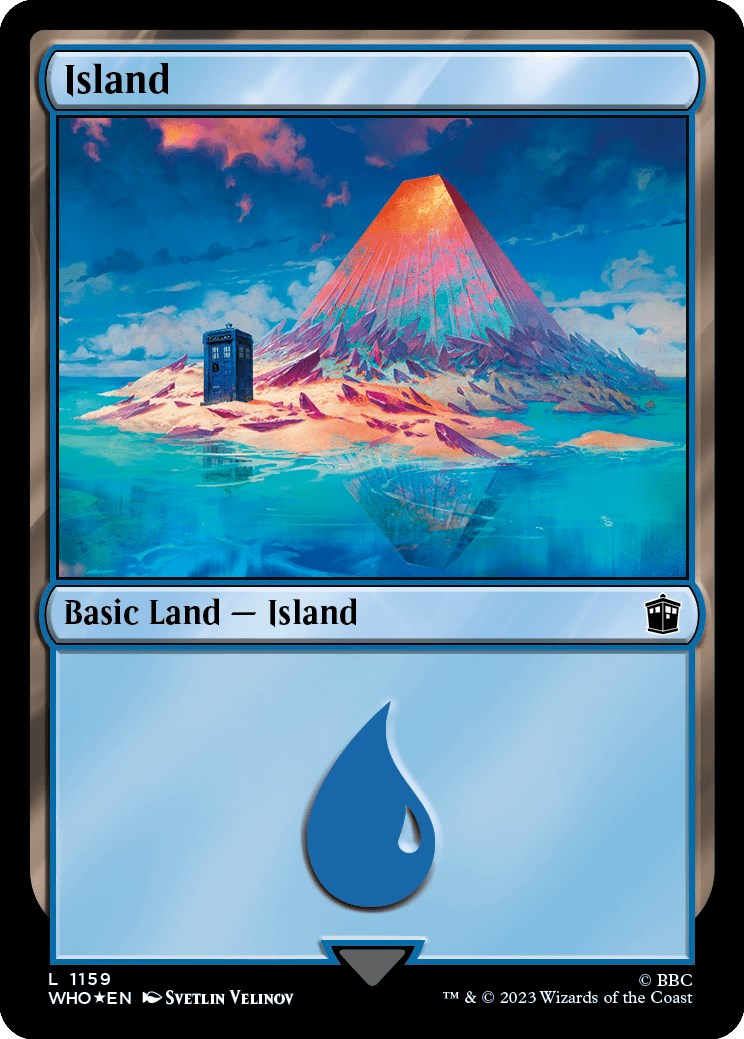 Island (1159) (Surge Foil) [Doctor Who] | Arkham Games and Comics