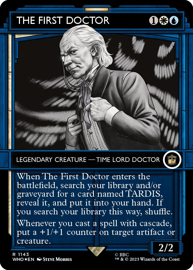 The First Doctor (Showcase) (Surge Foil) [Doctor Who] | Arkham Games and Comics