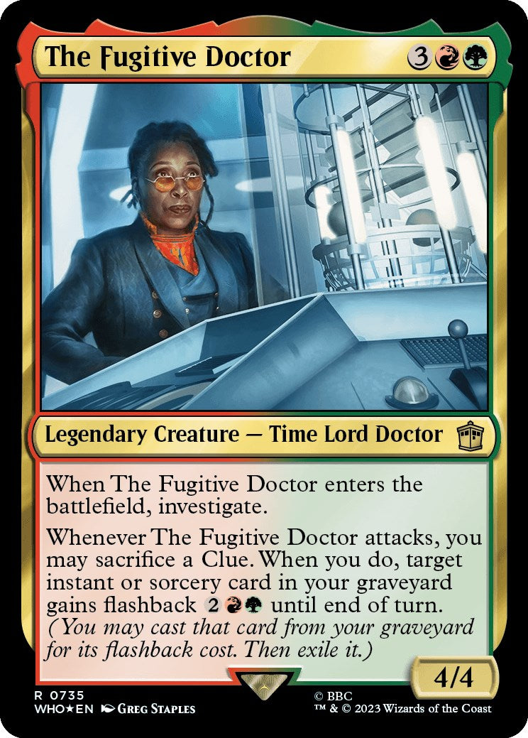 The Fugitive Doctor (Surge Foil) [Doctor Who] | Arkham Games and Comics