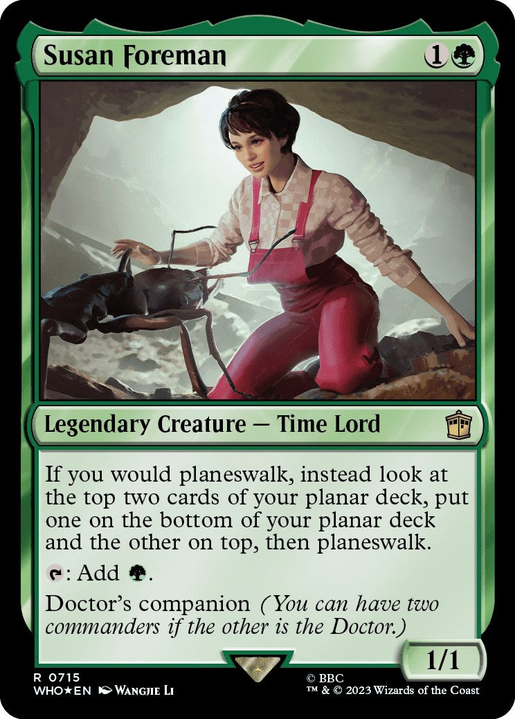 Susan Foreman (Surge Foil) [Doctor Who] | Arkham Games and Comics