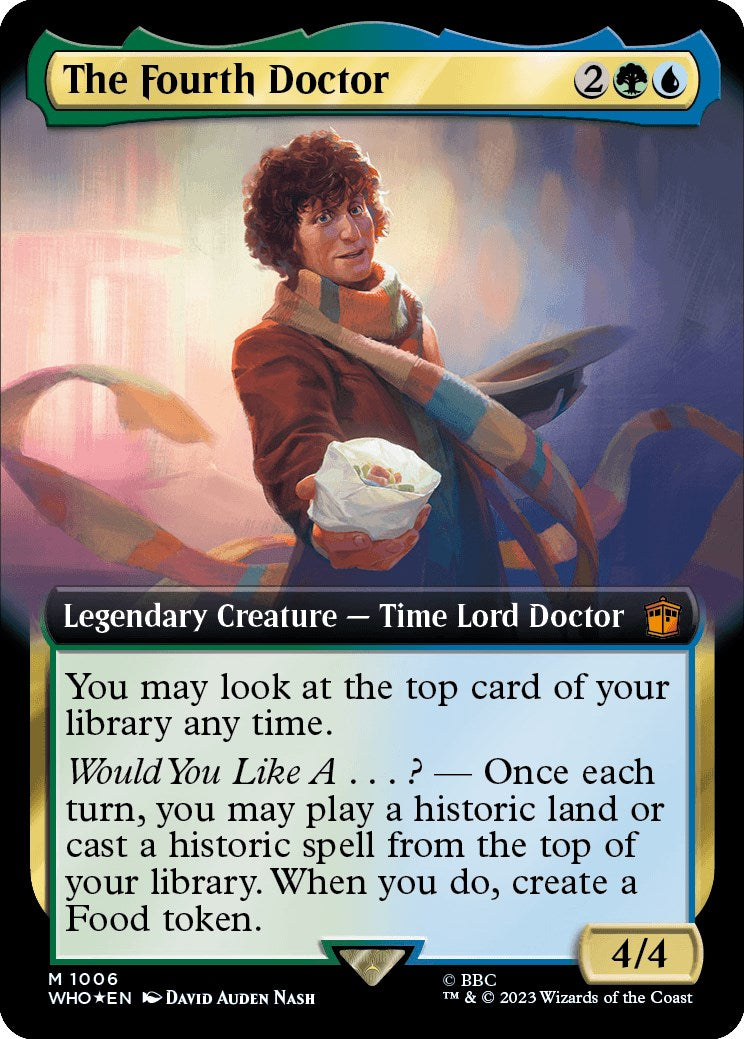 The Fourth Doctor (Extended Art) (Surge Foil) [Doctor Who] | Arkham Games and Comics