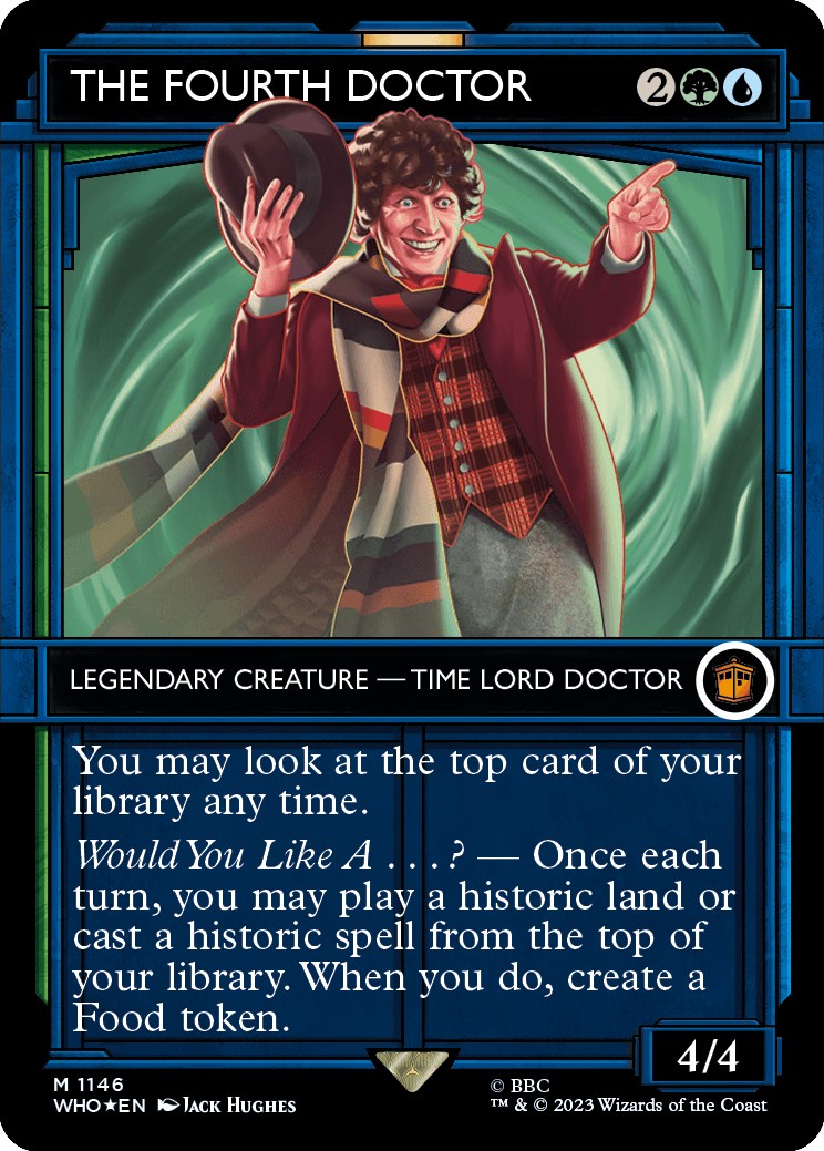 The Fourth Doctor (Showcase) (Surge Foil) [Doctor Who] | Arkham Games and Comics