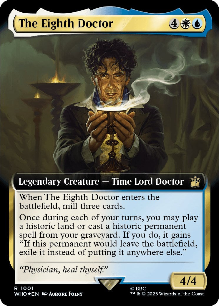 The Eighth Doctor (Extended Art) (Surge Foil) [Doctor Who] | Arkham Games and Comics
