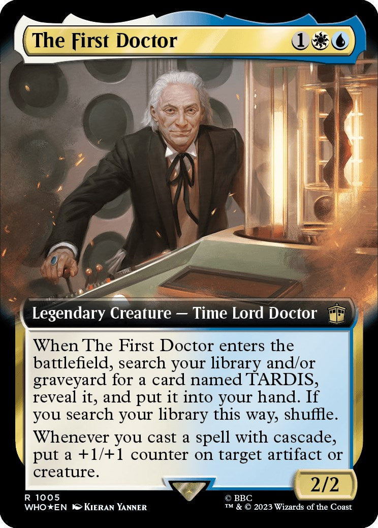 The First Doctor (Extended Art) (Surge Foil) [Doctor Who] | Arkham Games and Comics