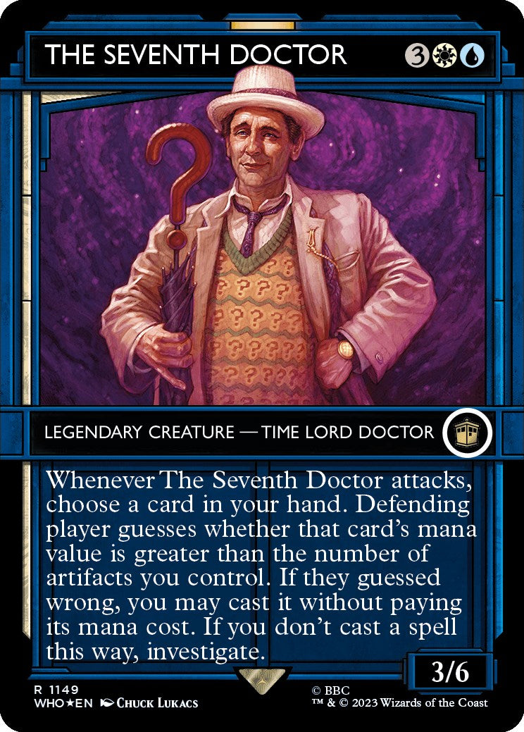 The Seventh Doctor (Showcase) (Surge Foil) [Doctor Who] | Arkham Games and Comics