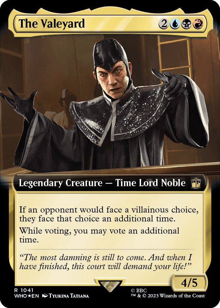 The Valeyard (Extended Art) (Surge Foil) [Doctor Who] | Arkham Games and Comics