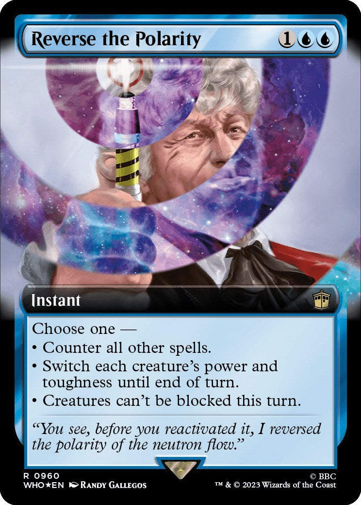 Reverse the Polarity (Extended Art) (Surge Foil) [Doctor Who] | Arkham Games and Comics