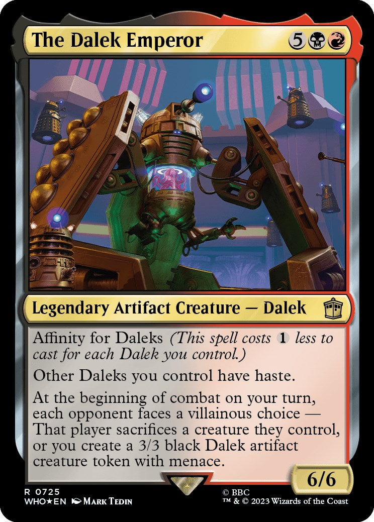 The Dalek Emperor (Surge Foil) [Doctor Who] | Arkham Games and Comics