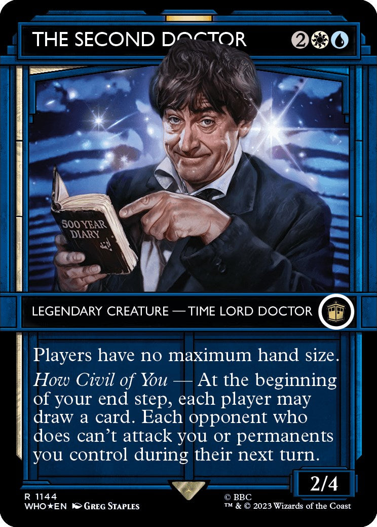 The Second Doctor (Showcase) (Surge Foil) [Doctor Who] | Arkham Games and Comics