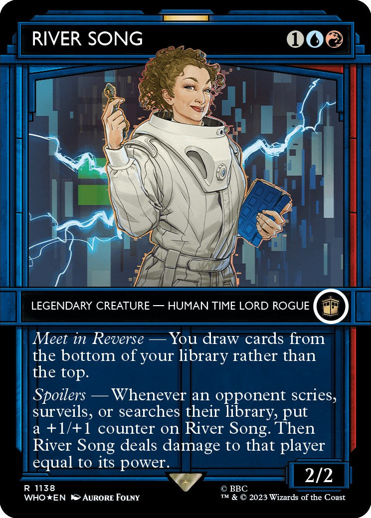 RIVER SONG (Showcase) (Surge Foil) [Doctor Who] | Arkham Games and Comics